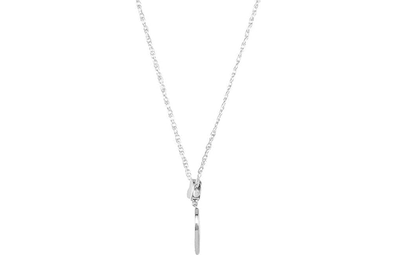Diamond Triple Heart Pendant Sterling Silver Necklace, 18" (.02 Cttw)