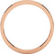 10k Rose Gold 3mm Slim-Profile Flat Band