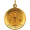 14k Yellow Gold Round Confirmation Medal (15 MM)