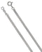 Celtic Halo Cross Sterling Silver Necklace, 24"