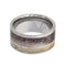 Deer Antler Inlay 10mm Comfort Fit Titanium Band