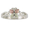 Butterfly Ring, Sterling Silver, 12k Rose Gold, 12k Green Gold Black Hills Gold Motif