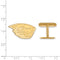 14k Yellow Gold Oregon State University Round Cuff Links, 16MM