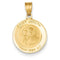 14k Yellow Gold Saint Joseph Medal Charm (24X16MM)