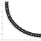 Men's Polished Stainless Steel Black IP-Plated Double Curb Chain Bracelet, 9"