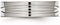 Stainless Steel 6mm Grooved Wedding Comfort-Fit Band, Size 6