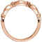 Diamond Stackable Anniversary Band, 14k Rose Gold (1/8 Cttw, H+ Color, SI Clarity), Size 7