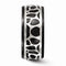 Edward Mirell Black Titanium and Sterling Silver Cobblestone 10mm Wedding Band