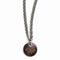 Edward Mirell Black Titanium Copper Color Anodized and Sterling Silver Pendant Necklace, 16"-18"