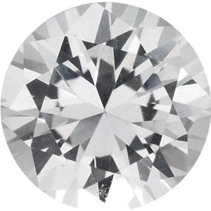 White Sapphire Inset Cross Rhodium-Plated 14k White Gold Pendant (22.65x11.4MM)
