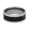 The Men's Jewelry Store (Unisex Jewelry) Springbok Horn 8mm Titanium Comfort-Fit Wedding Band