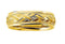 7mm 14k Yellow Gold Comfort-Fit Designer Duo Band, Size 11