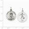 Sterling Silver St. Christopher Soccer Medal (23X18MM)