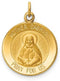 14k Yellow Gold Mother Cabrini Medal Charm (23X15MM)