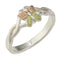 Butterfly Ring, Sterling Silver, 12k Rose Gold, 12k Green Gold Black Hills Gold Motif
