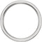 Double Milgrain Design 6mm Comfort Fit 14k White Gold Band