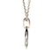 Diamond Circle Sterling Silver Pendant Necklace, 18" (.01 Cttw)