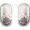 Hammered Hoop Earrings, Rhodium-Plated 14k White Gold