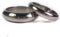 The Men's Jewelry Store (Unisex Jewelry) Mirror Finish Titanium, His and Hers Wedding Band Set