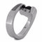 Black Akoya Cultured Pearl, Gibeon Meteorite 13mm Comfort-Fit Titanium Wedding Band