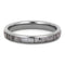 Deer Antler Inlay 3mm Comfort-Fit Titanium Wedding Band, Size 9.25