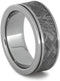 Gibeon Meteorite 8mm Comfort-Fit Interchangeable Titanium Wedding Band