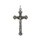 Ornate Crucifix Sterling Silver Pendant (41.48X22.67MM)