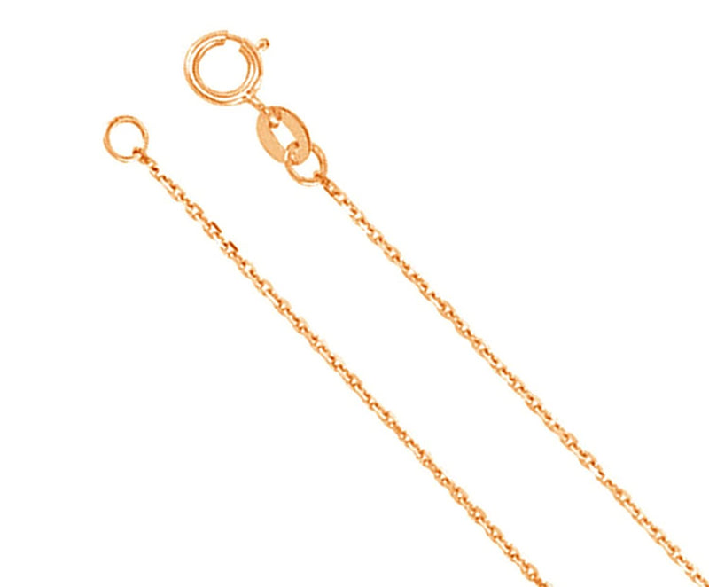 Diamond Halo Necklace, 14k Rose Gold, 16" (0.2 Ctw, G-H Color, I1 Clarity)