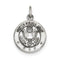 Sterling Silver US Army Medal (23X18MM)