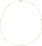 Diamond Solitaire 14k Rose Gold Pendant Necklace, 18" (1/3 Cttw)