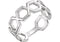 Geometric Hexagon Ring, Sterling Silver, Size 8
