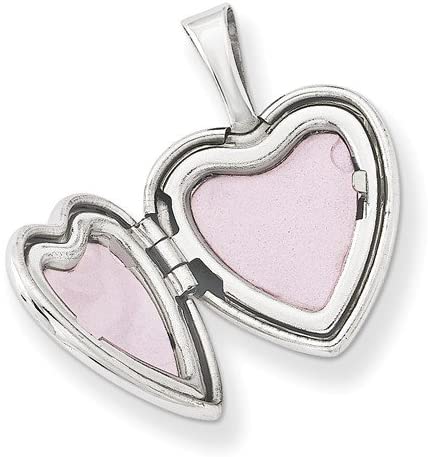 Sterling Silver 'Sister' Diamond Heart Locket