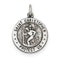 Sterling Silver St. Christopher US Marine Corp Medal Charm Pendant (25X20 MM)