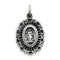 Sterling Silver Antiqued Miraculous Medal(27X15MM)