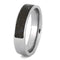 Dinosaur Bone, Gibeon Meteorite 5mm Comfort-Fit Titanium Wedding Band