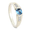 Blue Topaz, Meteorite, Mokume, Tungsten Comfort-Fit Sterling Silver Sleeve Couples Wedding Band Set