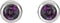 Simulated June Birthstone CZ Solitaire Stud Earrings, Rhodium-Plated Sterling Silver