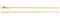 Adjustable Rolo Chain 1.5mm 18k Yellow Gold Plated Sterling Silver, 18-20''