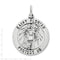 Sterling Silver Saint Florian Medal (33X23MM)