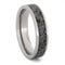 Dinosaur Bone 6mm Titanium Comfort-Fit Wedding Band