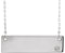 Diamond Bar Engravable Necklace, Rhodium-Plated 14k White Gold 18" ( .03 Ct, Color G-H, I1 Clarity)