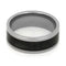 Black and Green Poplar Wood 8mm Comfort-Fit Titanium Wedding Band
