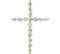 Diamond Cross 14k Yellow Gold Pendant (1.00 Ctw, G-H Color, I1 Clarity)