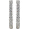 Diamond Inside-Outside Hoop Earrings, 18K White Gold (1 Ctw, Color GH , Clarity SI1)