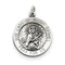Sterling Silver Antiqued Our Lady Of Mount Carmel Medal (24X18MM)