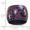 Rain Collection Black Ti Anodized Pink 16mm Domed Band