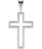 Catholic Cross Sterling Silver Pendant (13.5x9.5MM)