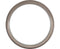 Titanium and Matte Grey 5mm Comfort Fit Oxidized Dome Band Size 8