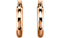 Tube Hoop Earrings, 14k Rose Gold (15mm)