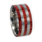 Bloodwood 10mm Comfort Fit Matte Titanium Wedding Band